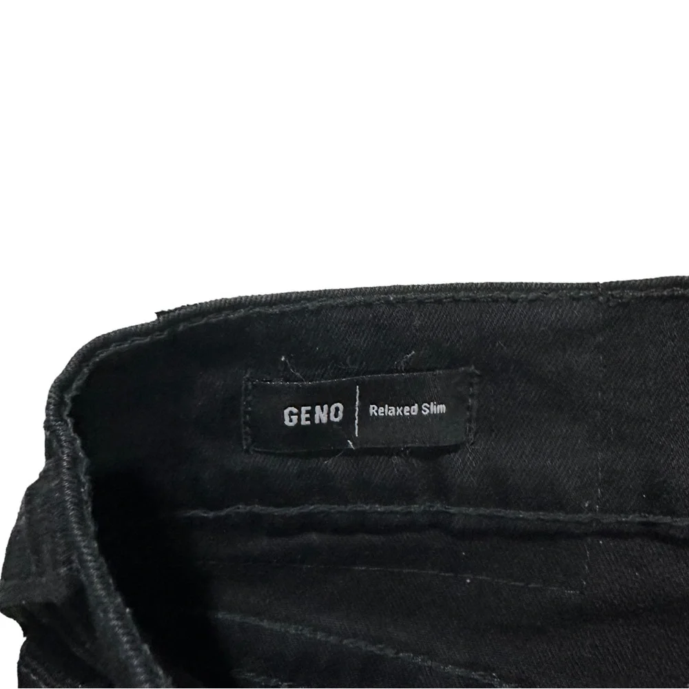 True Religion Buddha World Tour Geno Relaxed Slim Black Wash Jeans Sz 30x32 NWT - Picture 6 of 16